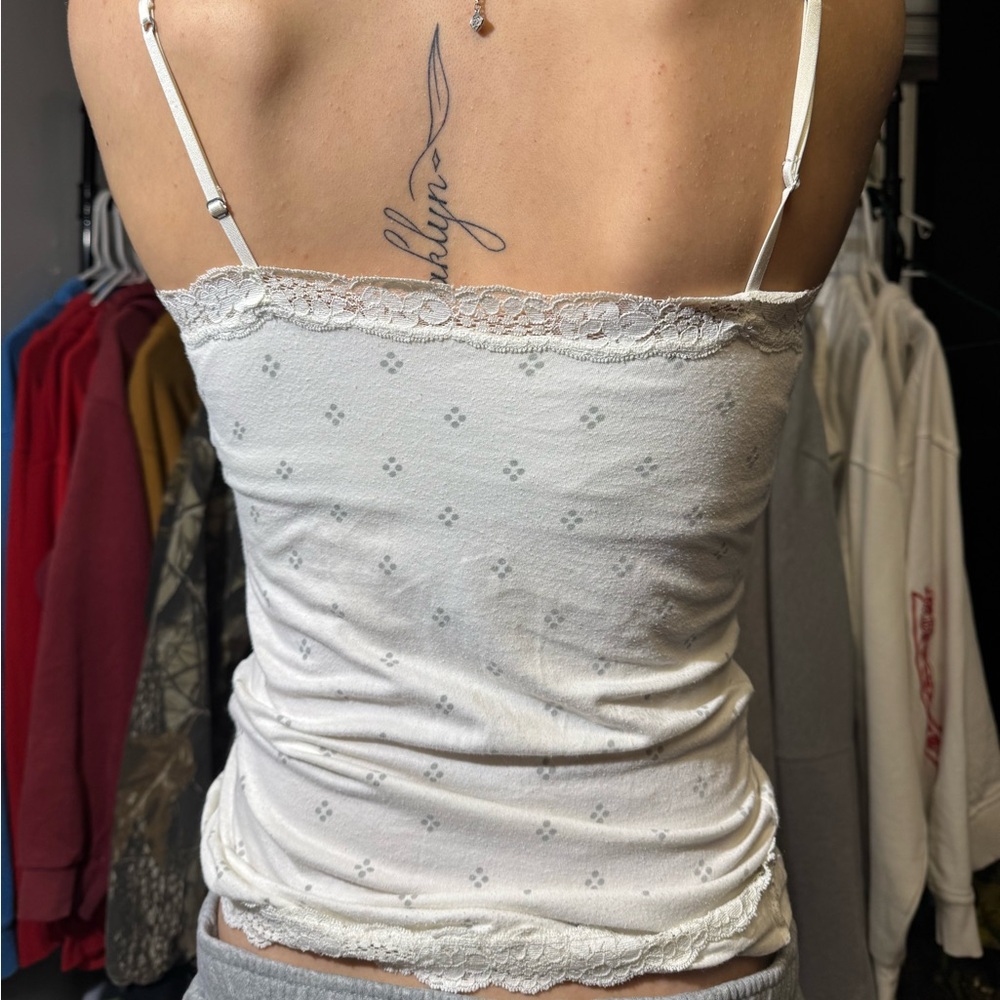 Y2K Women’s Laced Aeropostale Flower Tank Top‎ - Picture 7 of 7